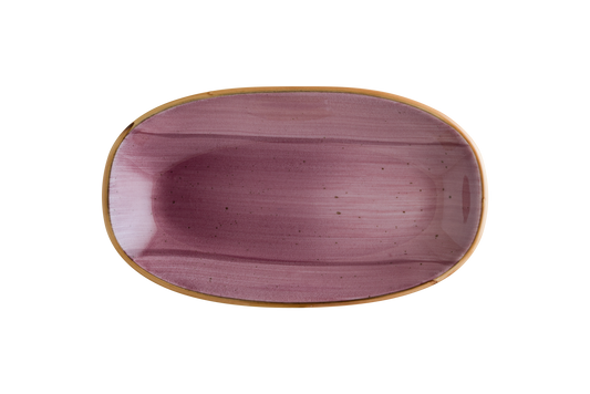 Aura Blackberry Oval Platte 19x11cm