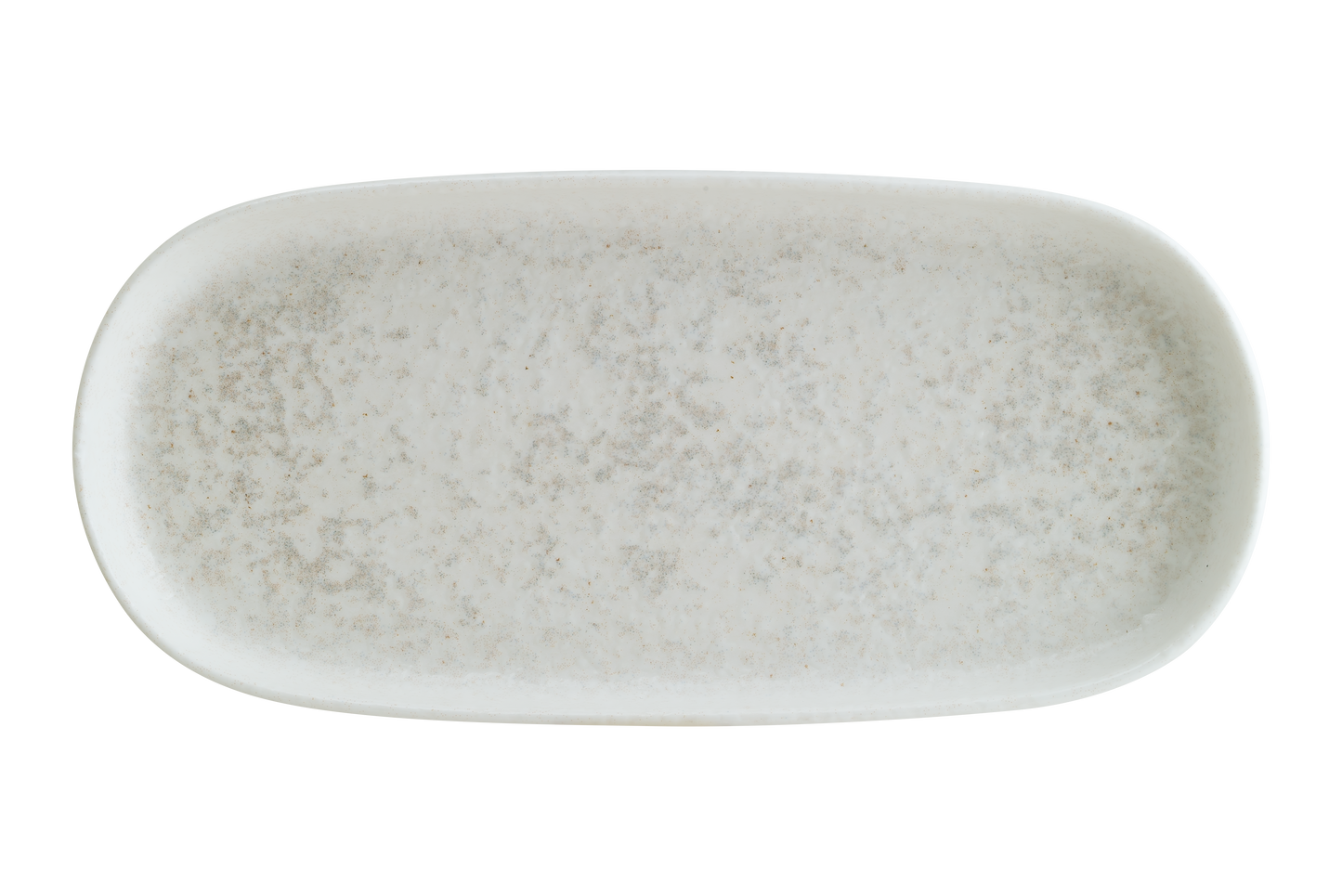 Lunar White Hygge Platte tief oval 21x10cm